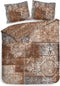 Heckett & Lane Amaro Dekbedovertrek - Eenpersoons - 140x200/220 cm - Brick Red