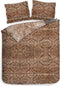 Heckett & Lane Amaro Dekbedovertrek - Eenpersoons - 140x200/220 cm - Brick Red