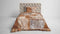 Heckett & Lane Amaro Dekbedovertrek - Lits-jumeaux - 240x200/220 cm - Brick Red