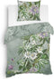 Heckett & Lane Bertil Dekbedovertrek - Twill - Eenpersoons - 140x200/220 cm - Laurel Green