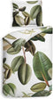 Heckett & Lane Bladel - Dekbedovertrek - Eenpersoons - 140x200/220 cm - Groen