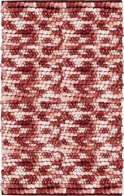 Heckett & Lane Brenda badmat rood - 60x100 - zware kwaliteit - anti-slip noppen