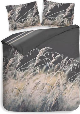 Heckett & Lane Brody - Dekbedovertrek - Eenpersoons - 140x200/220 cm - Slate Grey