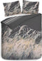 Heckett & Lane Brody - Dekbedovertrek - Eenpersoons - 140x200/220 cm - Slate Grey