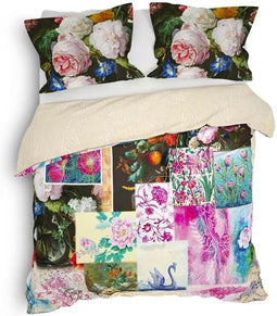 Heckett & Lane Carina - Dekbedovertrek - Lits-jumeaux - 260x200/220 cm + 2 kussenslopen 60x70 cm - Multi kleur