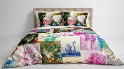 Heckett & Lane Carina - Dekbedovertrek - Tweepersoons - 200x200/220 cm + 2 kussenslopen 60x70 cm - Multi kleur