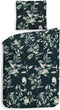 Heckett & Lane Cleo - Dekbedovertrek - Eenpersoons - 140x200/220 cm - Bottle Green