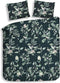 Heckett & Lane Cleo - Dekbedovertrek - Eenpersoons - 140x200/220 cm - Bottle Green