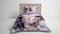 Heckett & Lane Dekbedovertrek Milou - Eenpersoons - 140x200/220 cm - Sheer Purple