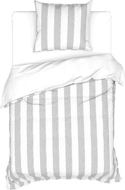 Heckett & Lane Dekbedovertrek Quinn (Flint Grey)-140x200/220 cm