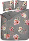 Heckett & Lane dekbedovertrek Rebecca (Grey)-200x200/220 cm