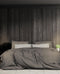 Heckett & Lane Dekbedovertrek Scarlett (Fossil Taupe)-240x200/220 cm