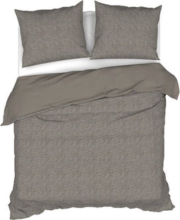 Heckett & Lane Dekbedovertrek Scarlett (Fossil Taupe)-260x200/220 cm