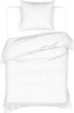Heckett & Lane Dekbedovertrek Scarlett (Lucent White)-140x200/220 cm