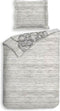 Heckett & Lane Dimont - Dekbedovertrek - Eenpersoons - 140x200/220 cm - Lining Grey