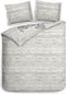 Heckett & Lane Dimont - Dekbedovertrek - Lits-jumeaux - 240x200/220 cm - Lining Grey