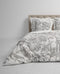 Heckett & Lane Dimont - Dekbedovertrek - Lits-jumeaux - 260x200/220 cm - Lining Grey