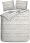 Heckett & Lane Dimont - Dekbedovertrek - Lits-jumeaux - 260x200/220 cm - Lining Grey