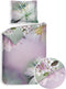Heckett & Lane Fabio Dekbedovertrek - Eenpersoons - 140x200/220 cm - Pink