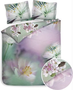 Heckett & Lane Fabio Dekbedovertrek - Lits-jumeaux - 240x200/220 cm - Pink