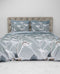 Heckett & Lane Flanel dekbedovertrek Blog (Frost Blue) - 260x200/220 cm