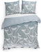 Heckett & Lane Flanel dekbedovertrek Blog (Frost Blue) - 260x200/220 cm