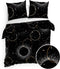 Heckett & Lane Flanel Dekbedovertrek Cayla (Night Black) - 140x200/220 cm