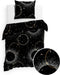 Heckett & Lane Flanel Dekbedovertrek Cayla (Night Black) - 140x200/220 cm
