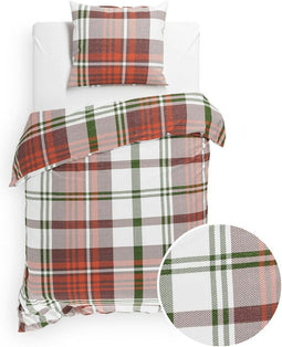Heckett & Lane Flanel Dekbedovertrek Kabil (Multi) - 140x200/220 cm