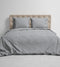Heckett & Lane Franela - Flanel - Dekbedovertrek - Eenpersoons - 140x200/220 cm - Dark Grey