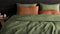Heckett & Lane Franela - Flanel - Dekbedovertrek - Lits-jumeaux - 260x200/220 cm - Green