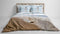 Heckett & Lane Fraya - Dekbedovertrek - Tweepersoons - 200x200/220 cm - Blauw