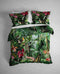 Heckett & Lane Frey Dekbedovertrek - Lits Jumeaux - 240x200/220cm - Katoen Satijn dekbedovertrek - Green