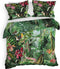Heckett & Lane Frey Dekbedovertrek - Tweepersoons - 200x200/220cm - Katoen Satijn dekbedovertrek - Green