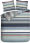 Heckett & Lane Gustavo Dekbedovertrek - Lits Jumeaux - 260x200/220cm - Katoen Satijn dekbedovertrek - Grey