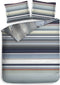 Heckett & Lane Gustavo Dekbedovertrek - Tweepersoons - 200x200/220cm - Katoen Satijn dekbedovertrek - Grey