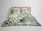 Heckett & Lane Heckett&Lane dekbedovertrek Bains groen-220 x 140