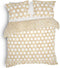 Heckett & Lane Inaya - Dekbedovertrek - Lits-jumeaux - 260x200/220 cm + 2 kussenslopen 60x70 cm - Cane Beige