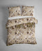 Heckett & Lane Isabelle - Flanel - Dekbedovertrek - Litsjumeaux - 240x200/220 cm - Taupe