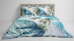 Heckett & Lane Jaron - Dekbedovertrek - Tweepersoons - 200x200/220 cm - Blauw