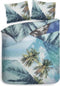 Heckett & Lane Jaron - Dekbedovertrek - Tweepersoons - 200x200/220 cm - Blauw
