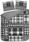 Heckett & Lane Jenna - Dekbedovertrek - Lits-jumeaux - 260x200/220 cm - Black/White