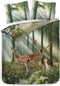Heckett & Lane Jimmy Dekbedovertrek - Lits-jumeaux - 260x200/220 cm - Green