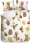 Heckett & Lane Kaisa Dekbedovertrek - Tweepersoons - 200x200/220 cm - White