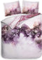 Heckett & Lane Katie - Dekbedovertrek - Eenpersoons - 140x200/220 cm - Watery Purple