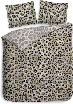 Heckett & Lane Leo - Dekbedovertrek - Lits-jumeaux - 240x200/220 cm + 2 kussenslopen 60x70 cm - Grey Gold