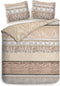 Heckett & Lane Linna Dekbedovertrek - Tweepersoons - 200x200/220 cm - Brick Red