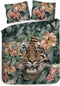 Heckett & Lane Lionel - Dekbedovertrek - Eenpersoons - 140x200/220 cm - Groen