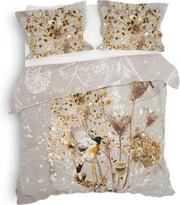 Heckett & Lane Malthe Dekbedovertrek - Lits-jumeaux - 240x200/220 cm - Taupe Grey