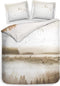 Heckett & Lane Mayer - Dekbedovertrek - Tweepersoons - 200x200/220 cm - Sunset Beige